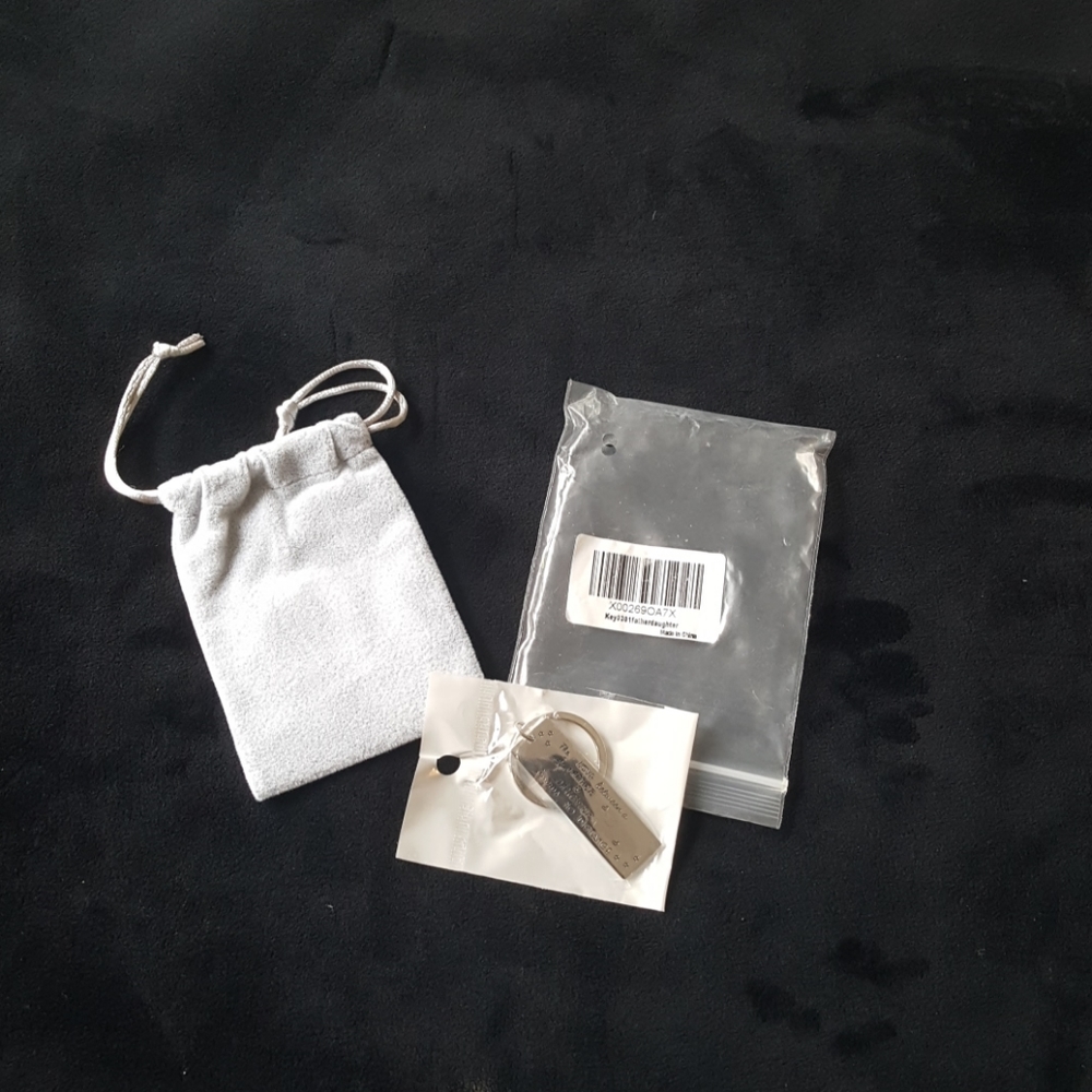 Daughter/step daughter key chains. NWT